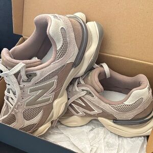 New Balance Women's Beige and Cream Sneakers